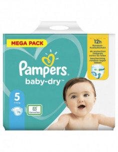 Pampers Baby-Dry Taille 5 -...